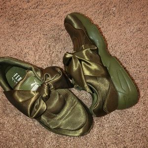 Fenty Bow Sneakers with bow